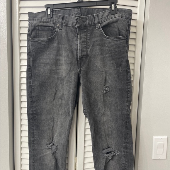 H&M Other - H&M Distressed/Ripped Black Jeans (31 slim)